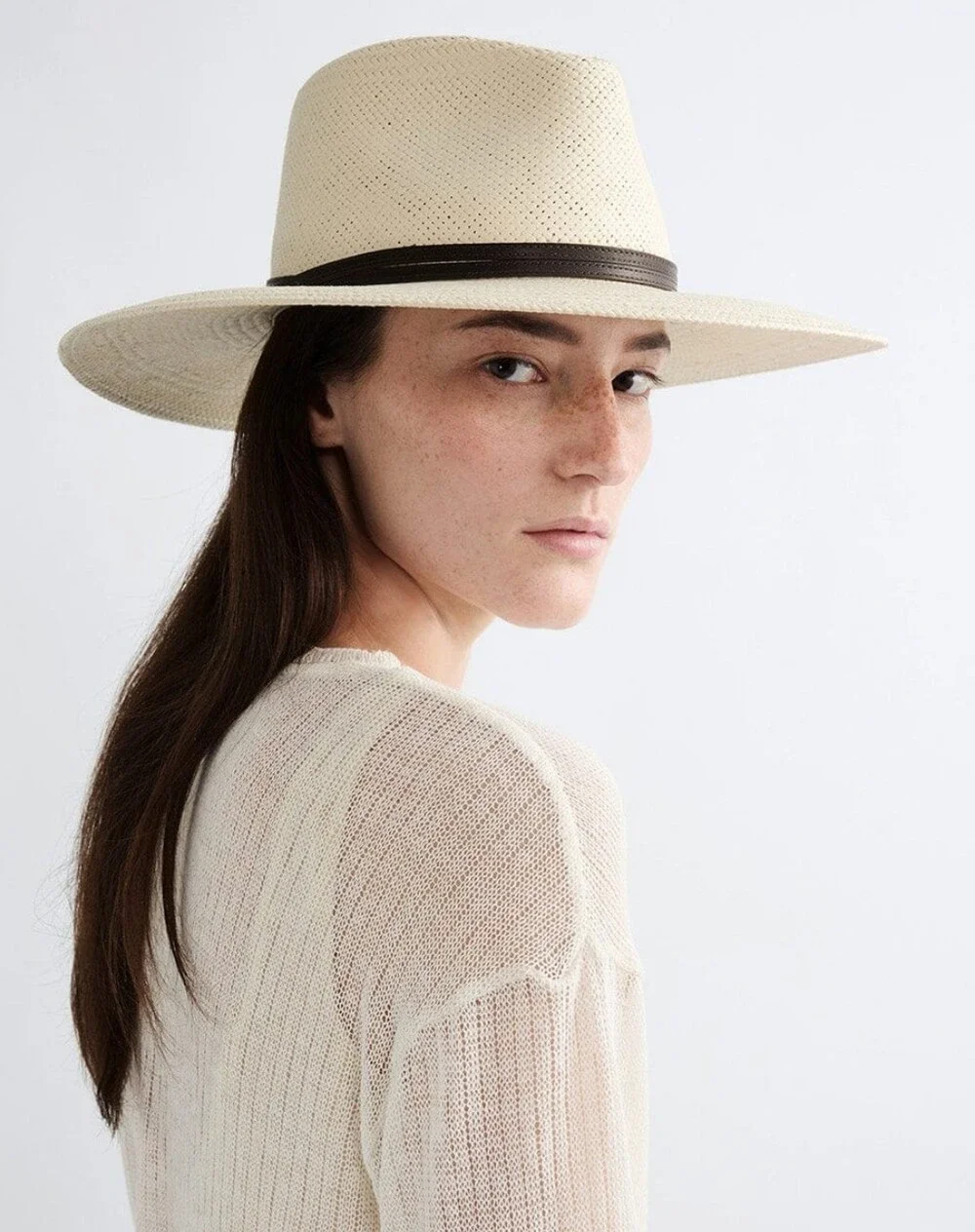 Janessa Leone Natural Jude Hat